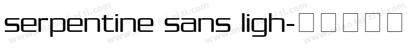 serpentine sans ligh字体转换